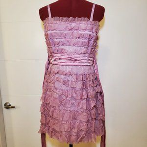 BCBG Maxazria pink/plum special occasion dress SZ 6